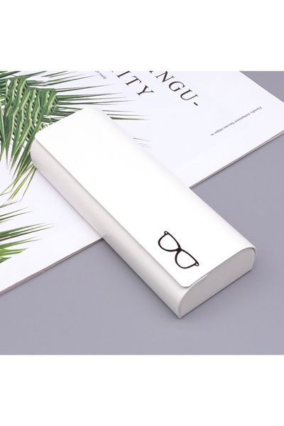 Choice White Glasses Case New Fashion Fashion Myopia Sun Eye Box Men and Wome...