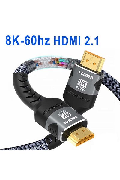 Choice 1m 8K-60hz-HDMI 2.1 HDMI-compatible Cable HDMI 2.0 4K 60HZ HDMI Cable 6.6FT 18Gbps High Speed2.0 Bra
