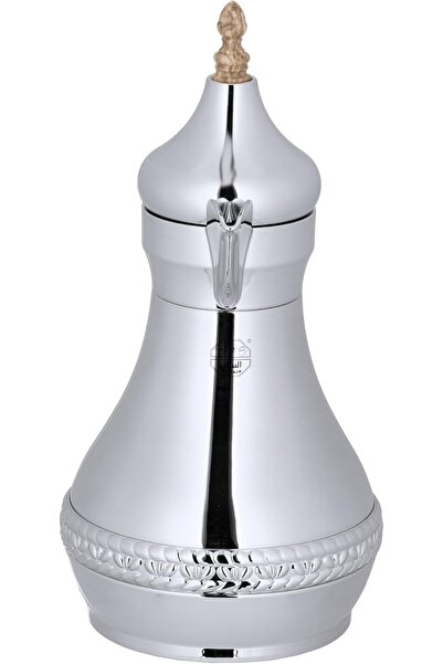 ALSAIF Kinaz Coffee and Tea Flask with Marble Handle by Al Saif, Double Wall Stainless Steel, Leak-proof, K