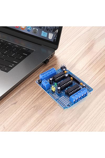 Choice L293D DC Motor Drive Shield Stepper 4.5-36V 4CH Motor Driver Shield Board for Arduino Raspberry P...