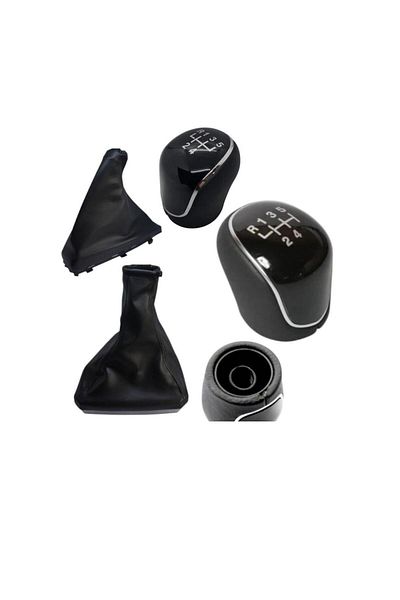ZETOTO Vectra B Gear Shift Gaiter Hand Brake Gaiter Leather Gear Shift Knob Triple Set