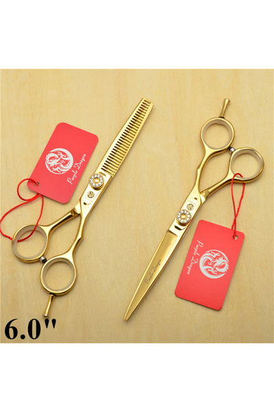 Choice4 مقص تصفيف الشعر الاحترافي Z1020-Jin-D-6N مقص قص الشعر بيربل دراجون ال...