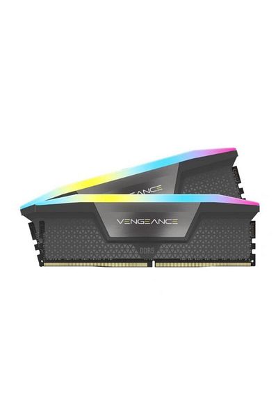 Corsair Memorie Corsair Vengeance RGB CMH32GX5M2B6400Z32, 32GB (2 x 16GB), DDR5,6400MHz,C32, 1.4V,AMD/Intel
