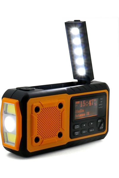 Choice multi band Digital Solar Radio DAB+/FM, Crank Radio Emergency with 5,000 mAh Battery, DAB Radio with