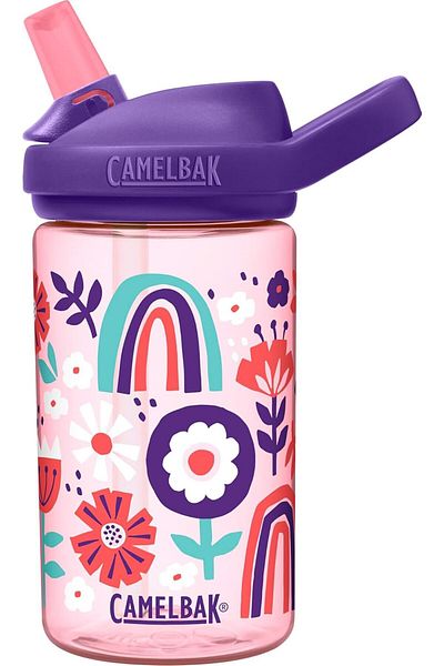 Camelbak - EDDY PLUS KIDS BOTTLE 400ML FLORAL COLLAGE SPRING SUMMER LE