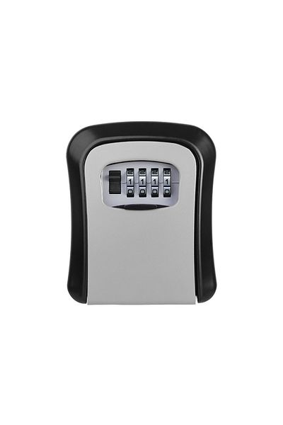Choice Gray Waterproof Password Key Storage Lock Box Safe 4 Digits Combination Wall-mounted Home Security K