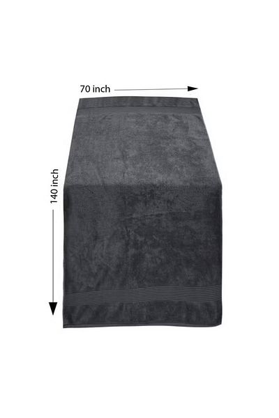 Azm Premium 100% Cotton Bath Towel 550 GSM Extra Large Size 70x140 Inches, High Absorbency