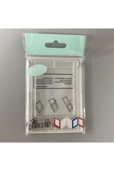 Choice transparent 3-inch minimalist Polaroid photo frame with magnetic transparent acrylic photo card disp