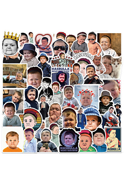 Choice 50 قطعة من ملصقات هاسبولا المضحكة، ملصقات ألعاب كرتونية، اصنعها بنفسك، هاتف، كمبيوتر محمول، دراجة نارية، حقيبة سفر