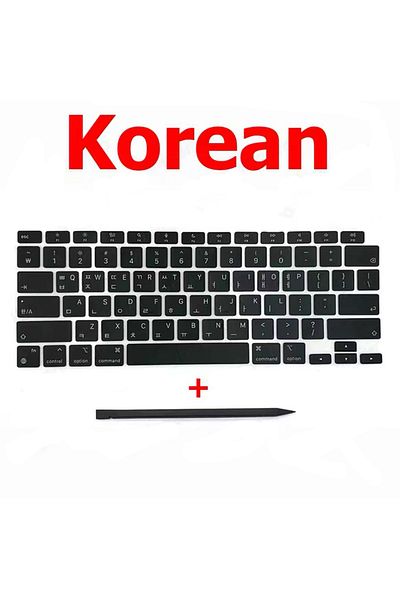 Choice Korean New Replacement Keycaps Keys Key Cap For Macbook Air 13" M1 A2337 Keyboard Keycap US UK Spain