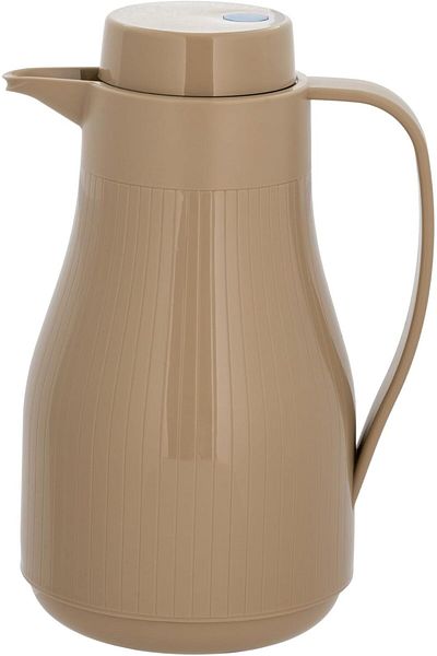 ALSAIF Blu Coffee And Tea Vaccum Flask In Beige / Leak-proof And Keeps Drinks Hot 1 Liter