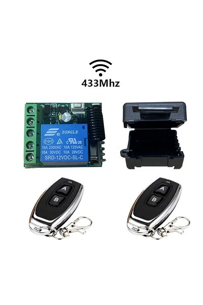 Choice 1RE 2RC 433Mhz Universal Wireless Remote Control Switch DC 12V 1CH Relay Receiver Module RF Transmit