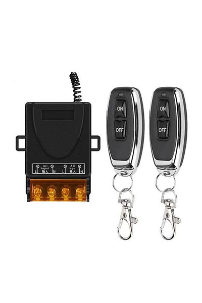 Choice 1 Receiver 2 Remote 433Mhz Remote Control Switch AC220V 30A Hign Power On off Remote Control Transmi