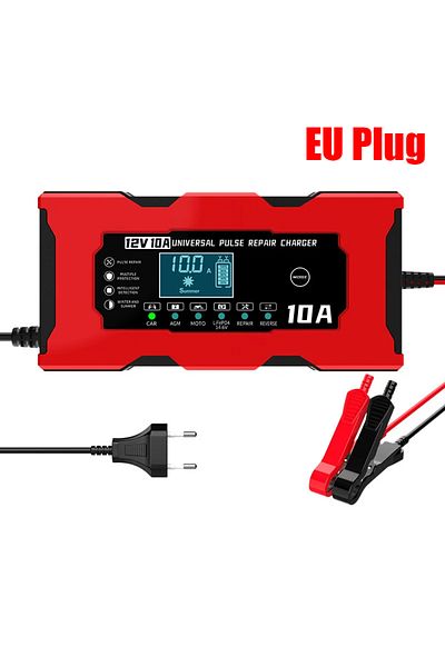 Choice 12V 10A EU Plug 12V 10A Car Battery Charger 14.6V 10A Electric Motorcycles Charger For Lifepo4 Lead