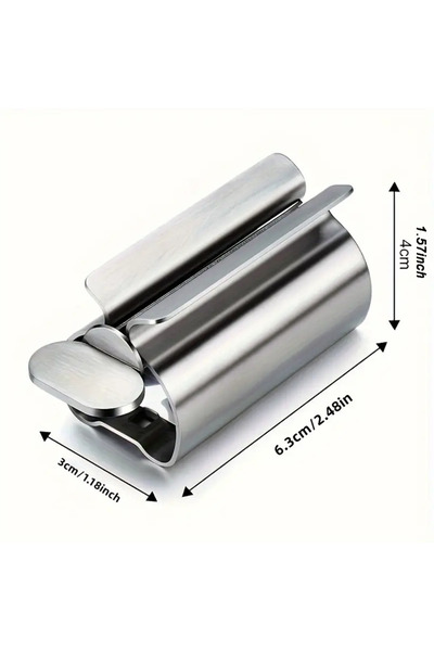 Choice عصارة معجون أسنان من الفولاذ المقاوم للصدأ باللون الرمادي، دوران يدوي ...