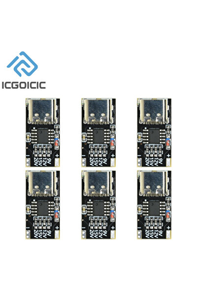 Choice12 6 قطع 1-20 قطعة PD/QC/AFC لوحة وهمية من النوع C وحدة تعزيز USB PPS/Q...