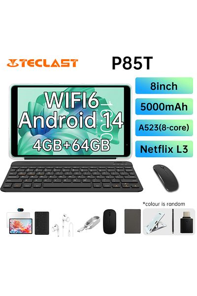 Choice Blue Teclast P85T Tablet Allwinner A523 8-core 1.8GHz/ 4GB RAM/64GB ROM/8 inch 800 1280iPS/WIFI5G/4G