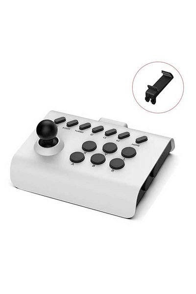 VILCORN blackwhite Arcade Joystick Wireless Gaming Controller for PC/Android/ios/Switch/PS3/PS4 Fighting Sti
