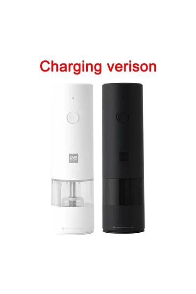 Choice YMQCD-BW Xiaomi Huohou Electric Grinder Automatic Mill Pepper And Salt LED Light 5 Modes Peper Spic