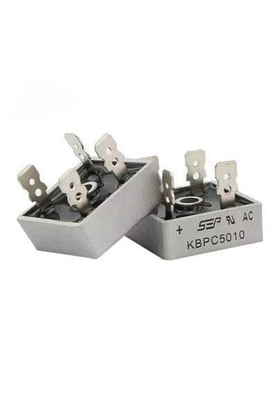 YTDMEN 5PCS Diode Bridge Rectifier KBPC5010 KBPC 5010 50A 1000V Rectifiers Electronics Kit
