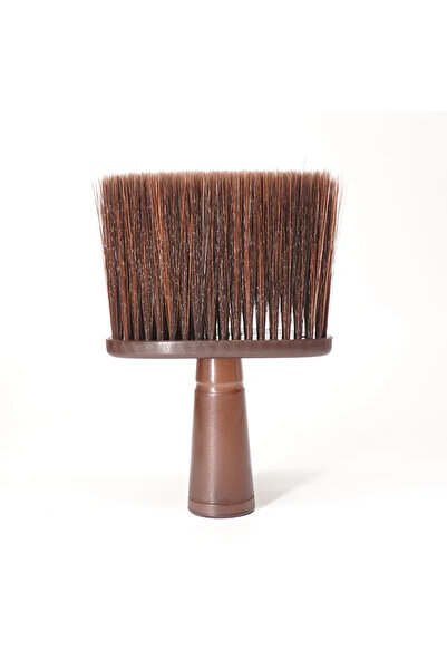 Choice فرشاة تنظيف شعر الوجه والرقبة الناعمة الاحترافية باللون البني، فرشاة ح...