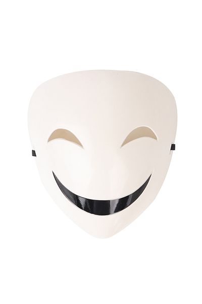 Choice one size Adults Japanese Anime Black White Visible Adjustable Mask Helmet Cosplay