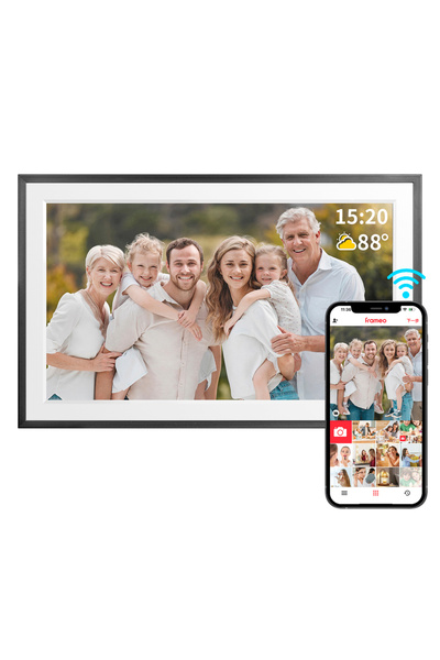 choice2 Eu plug black Digital Picture Frame 15.6 Inch WiFi Frameo 1920 *1080IPS HD Cloud Smart Digital Photo