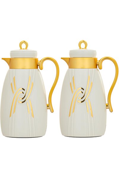ALSAIF Thermal Carafe Ritan for Coffee and Tea, Leak Resistant, Keeps Beverages Hot by Al Saif, 1.0/1.0 Lit
