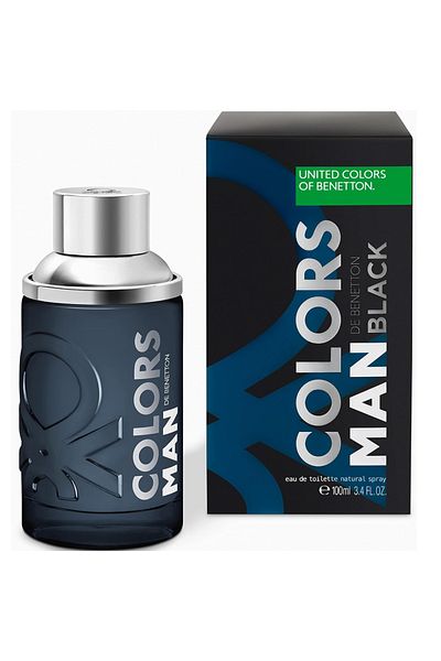 Benetton Colors De Benetton Man Black For Men Eau De Toilette 100ml