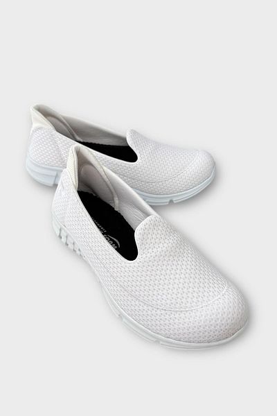 Liger Mey Form Orthopedic Sole Daily Walking Shoes White