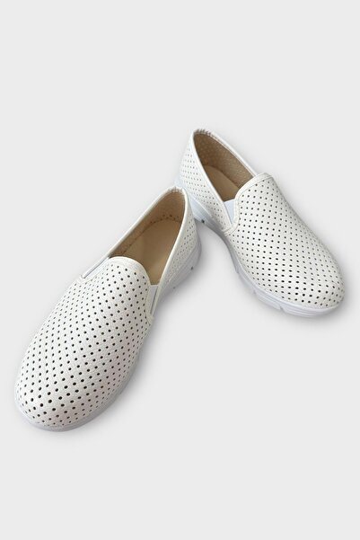 Liger Удобни и леки дамски балерини - БЕЛИ