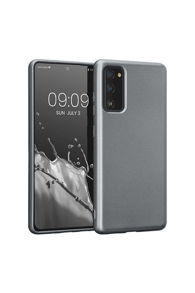 KWmobile Case For Samsung Galaxy S20 Fe, Silicone, Gray, 57948.232