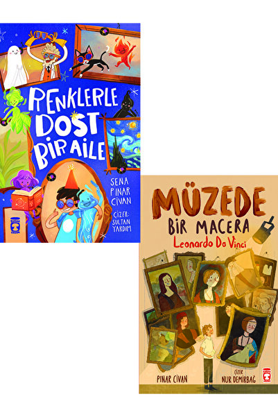 Timaş Çocuk 2.3. Sınıf Okuma Seti 2 Kitap Renklerle Dost Bir Aile-Müzede Bir ...