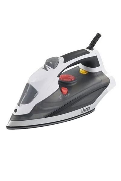 JANO 400ml 2200w Electric Steam Iron, Non-stick Soleplate, Dry Steam Spray Burst - E05217