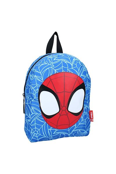 SPIDERMAN Children's backpack, 31x22x10 cm, blue, ergonomic and adjustable straps, Made For Fun, Spidey