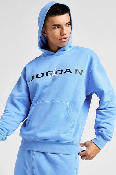 Nike Hanorac cu glugă pentru bărbați Jordan Essentials, albastru