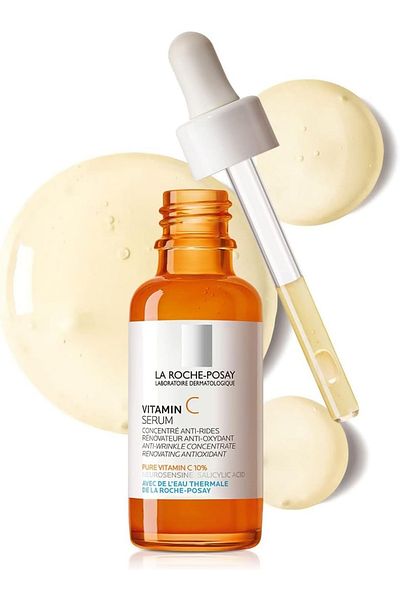 La Roche Posay "La Roche-Posay Pure Vitamin C10 Serum 30ml Anti-Aging Brightening Serum for Radiant, Smooth Skin