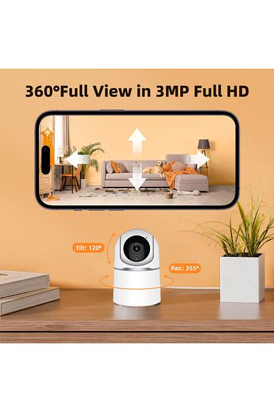 Choice Eu Plug 3mp Camera 3mp Tuya Smart Wifi Ble Indoor Ptz Wireless Security Home Cctv Surveillance Onvif