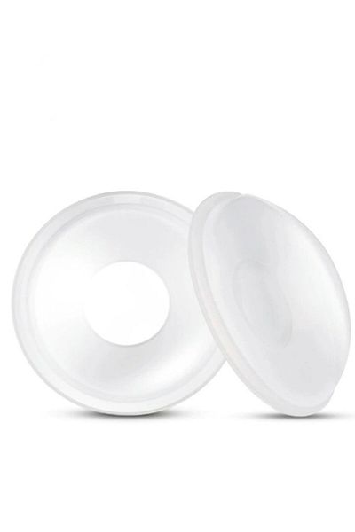 Choice White 2Pcs Breast Milk Collector Silicone Baby Breast pump Saver Collector Anti-leakage Milk Reusabl