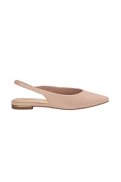 BATA Pointed Toe Slingback Flat Sandals