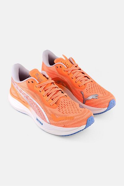 Puma حذاء جري Velocity Nitro 3 برباط للنساء، برتقالي