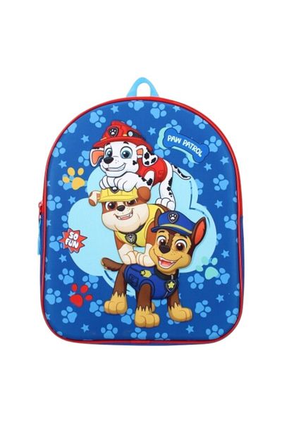 PAW PATROL 3D schoolbag, 32x26x11 cm, adjustable straps, multicolor, Paw Patrol never stop laughing