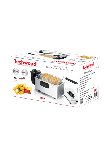 Techwood Friteuza electrica 3L Techwood TFR-304, 2000W