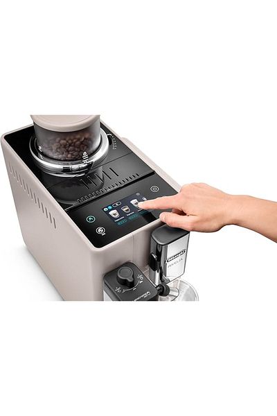 DELONGHİ De'Longhi Rivelia Fully Automatic Coffee Machine with LatteCrema Hot, Automatic Milk Frother