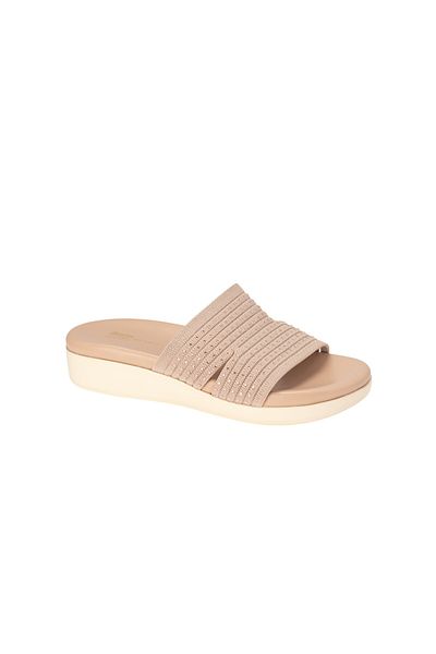 BATA Comfit Embellished Slip-On Sandals