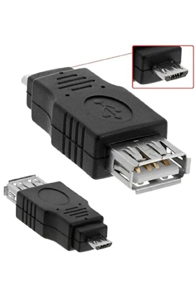 Alfais 4908 Usb Dİşi Micro Usb Erkek Çevirici Dönüştürücü Adaptör