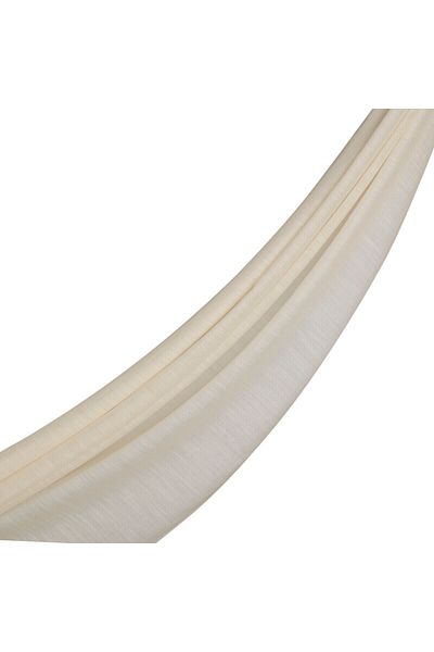ipekevi Βαμβακερό μεταξωτό σάλι Vanilla Plain