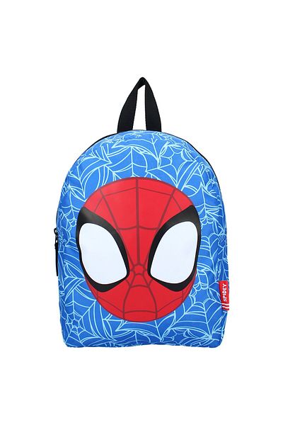 SPIDERMAN Children's backpack, 31x22x10 cm, blue, ergonomic and adjustable straps, Made For Fun, Spidey
