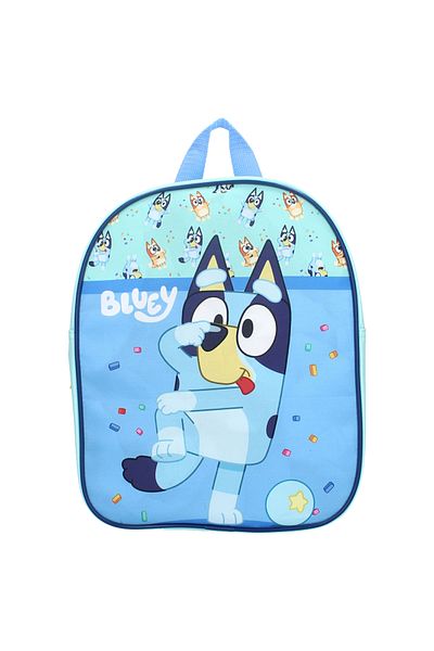 bluey Ghiozdan gradinita, bretele ergonomice si ajustabile, 29x22x9 cm, Albastru, Bluey Best Friends Fun