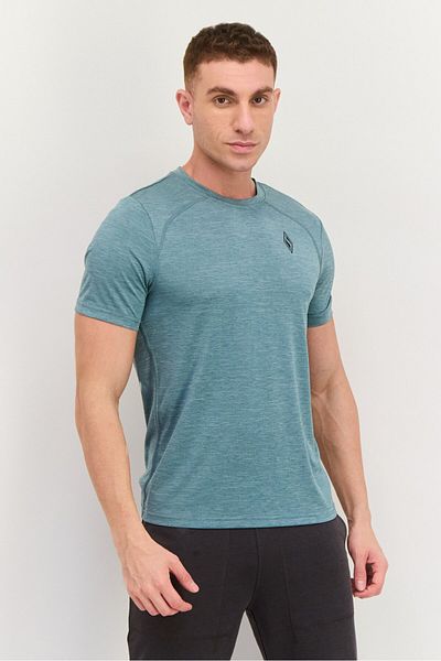SKECHERS Men Sportswear Fit Short Sleeve Training T-Shirts, Green